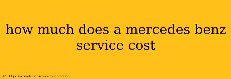 how much does a mercedes benz service cost