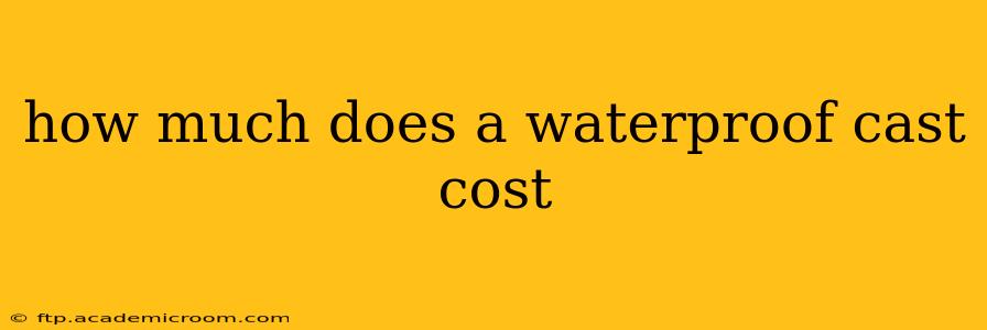 how much does a waterproof cast cost
