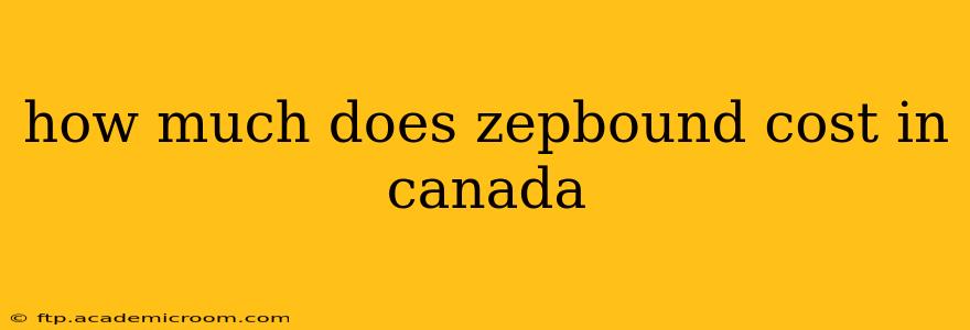 how much does zepbound cost in canada