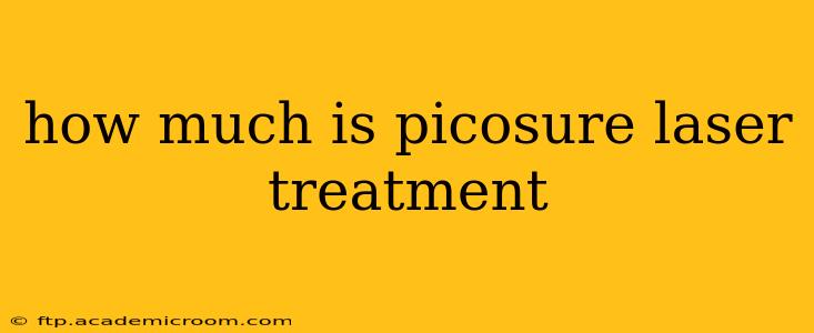 how much is picosure laser treatment