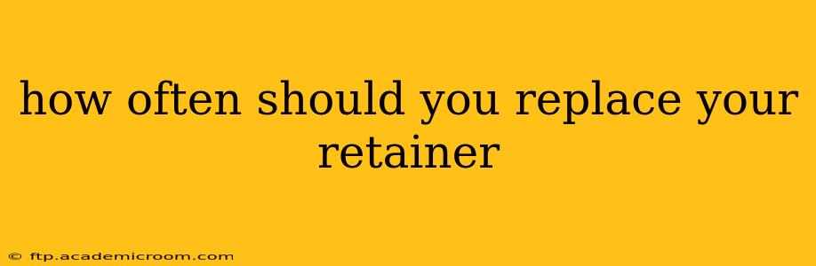 how often should you replace your retainer