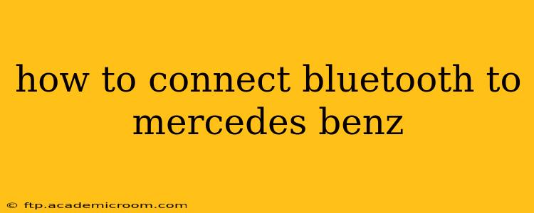 how to connect bluetooth to mercedes benz