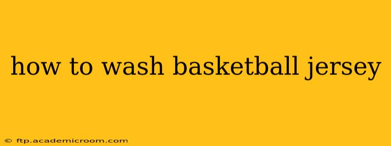 how to wash basketball jersey