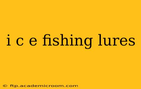 i c e fishing lures