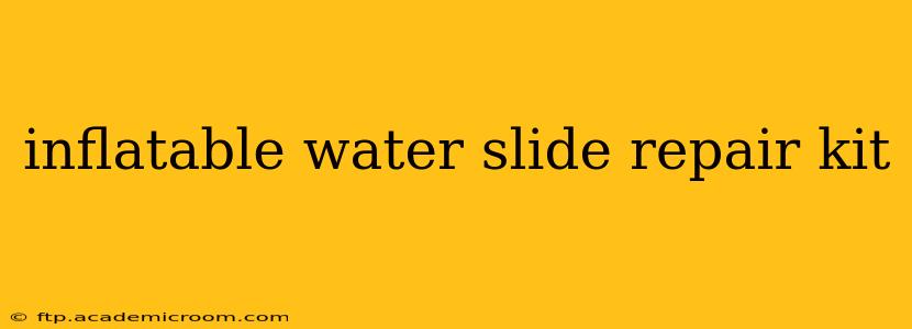 inflatable water slide repair kit