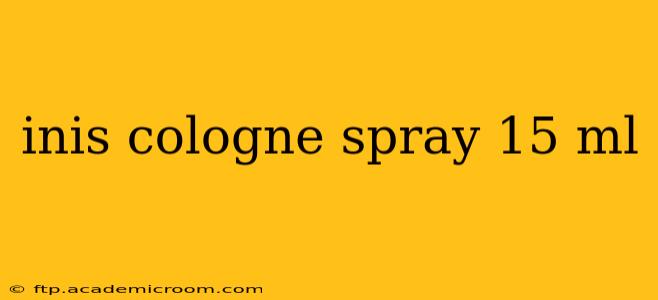 inis cologne spray 15 ml