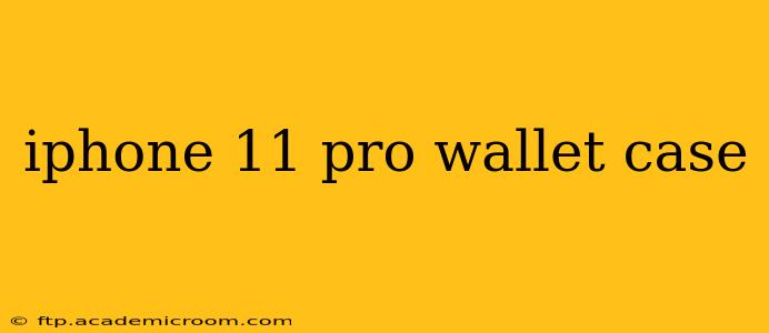 iphone 11 pro wallet case