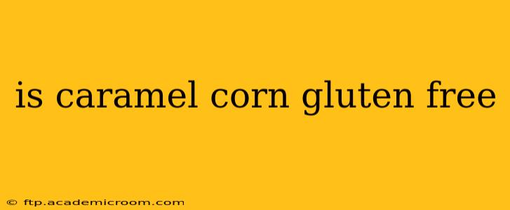 is caramel corn gluten free