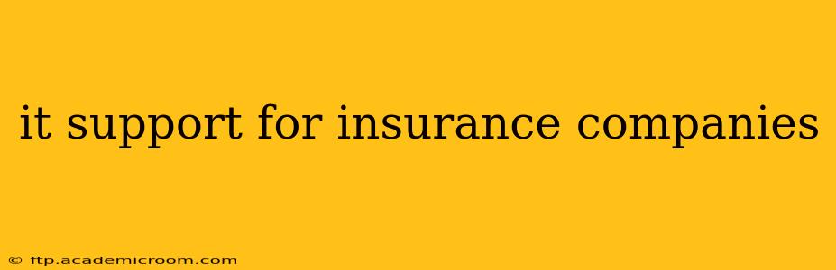 it support for insurance companies