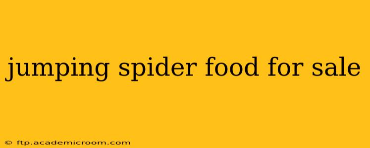 jumping spider food for sale
