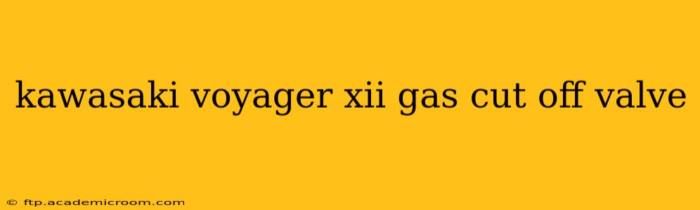 kawasaki voyager xii gas cut off valve