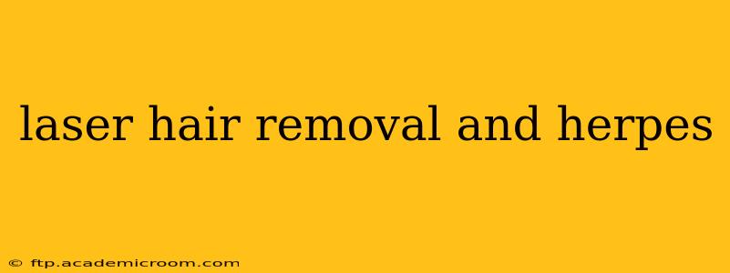 laser hair removal and herpes