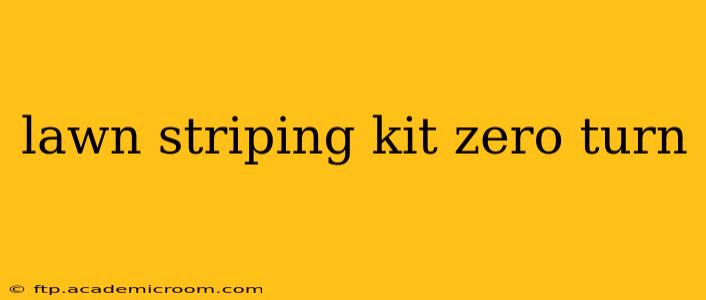 lawn striping kit zero turn