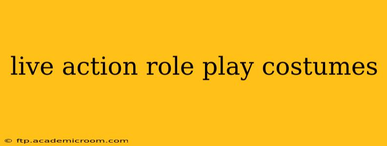 live action role play costumes
