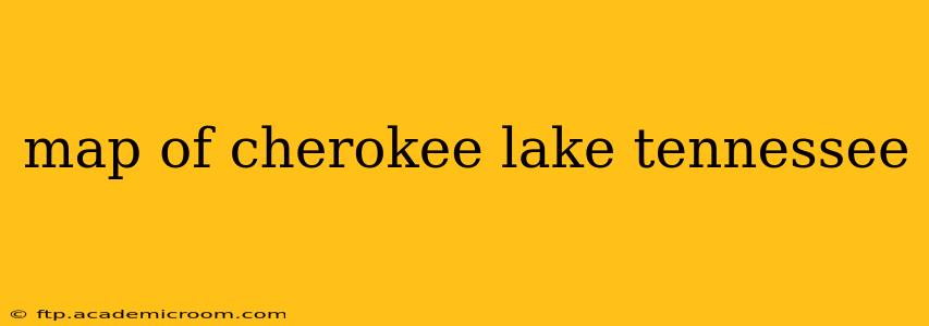 map of cherokee lake tennessee
