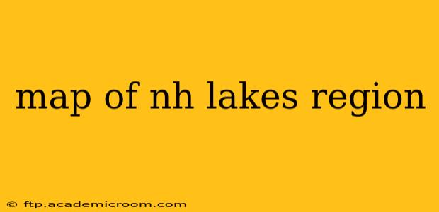 map of nh lakes region