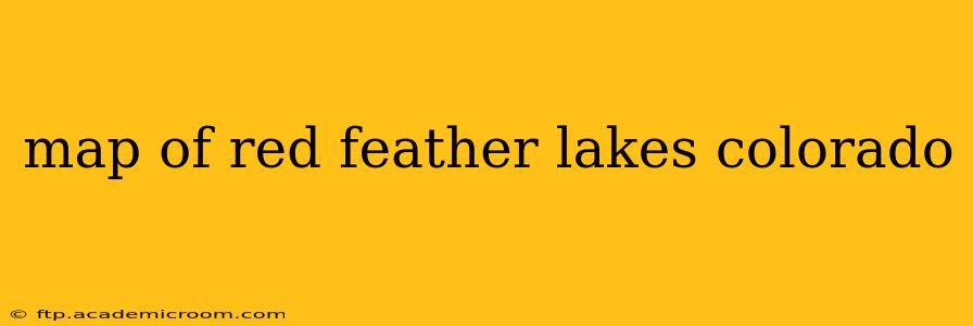 map of red feather lakes colorado