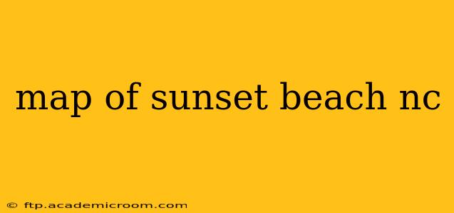 map of sunset beach nc