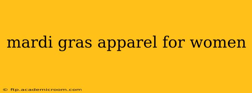 mardi gras apparel for women