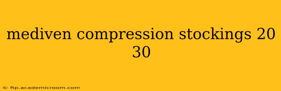mediven compression stockings 20 30
