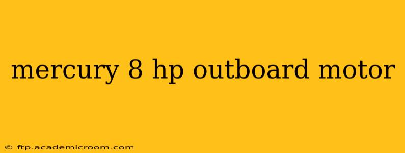 mercury 8 hp outboard motor