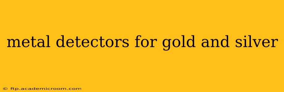 metal detectors for gold and silver
