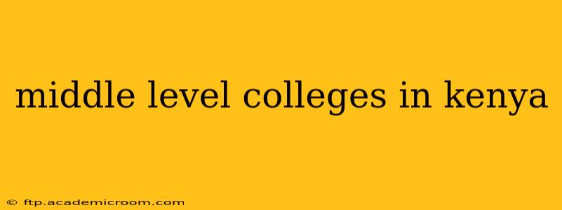 middle level colleges in kenya