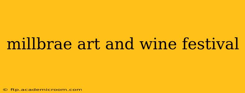 millbrae art and wine festival