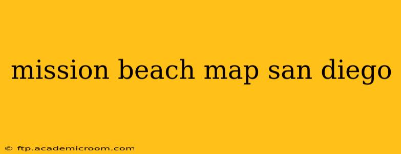 mission beach map san diego