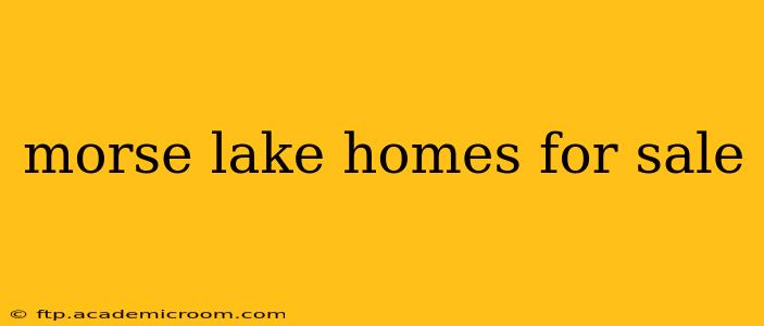 morse lake homes for sale