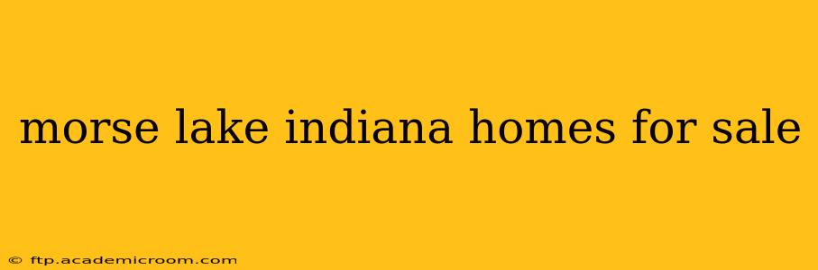 morse lake indiana homes for sale