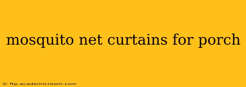 mosquito net curtains for porch