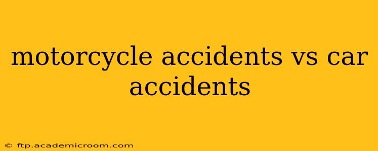 motorcycle accidents vs car accidents