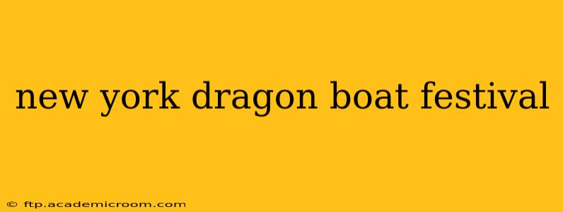 new york dragon boat festival