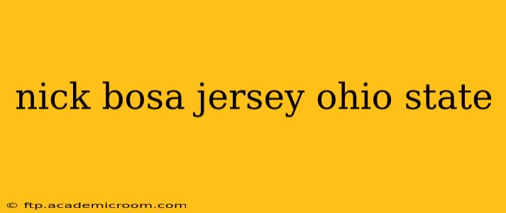 nick bosa jersey ohio state