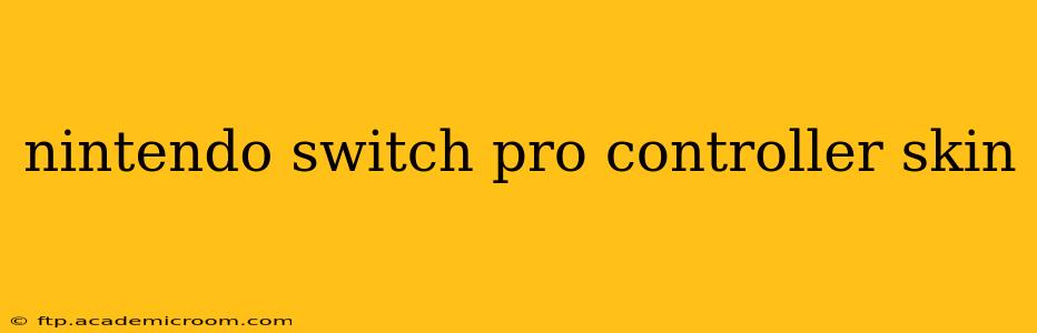 nintendo switch pro controller skin