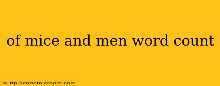 of mice and men word count