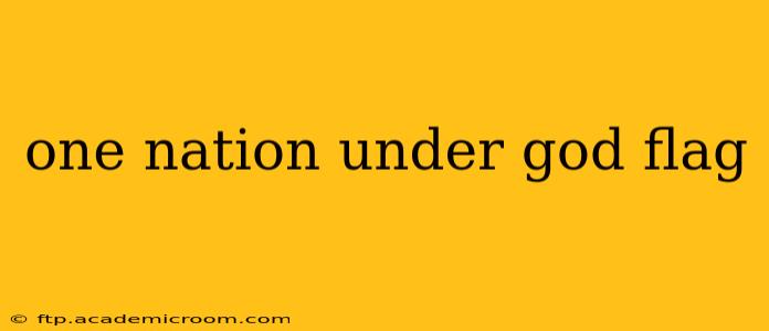 one nation under god flag