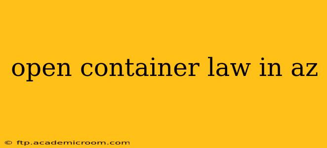 open container law in az