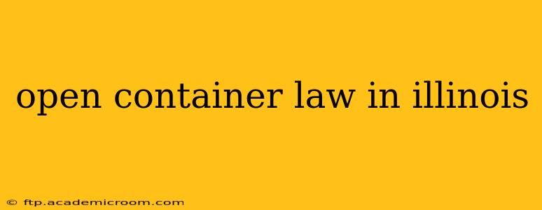 open container law in illinois