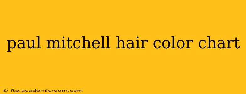 paul mitchell hair color chart