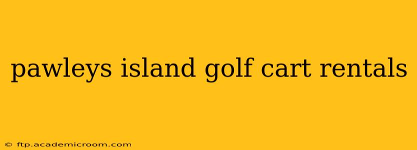 pawleys island golf cart rentals