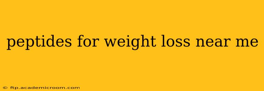 peptides for weight loss near me