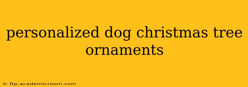 personalized dog christmas tree ornaments