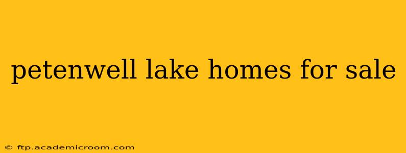 petenwell lake homes for sale