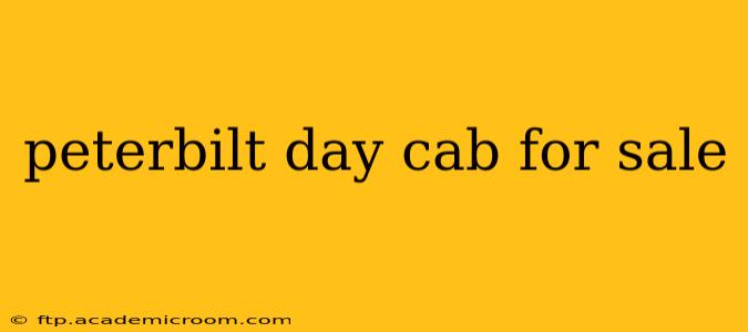 peterbilt day cab for sale