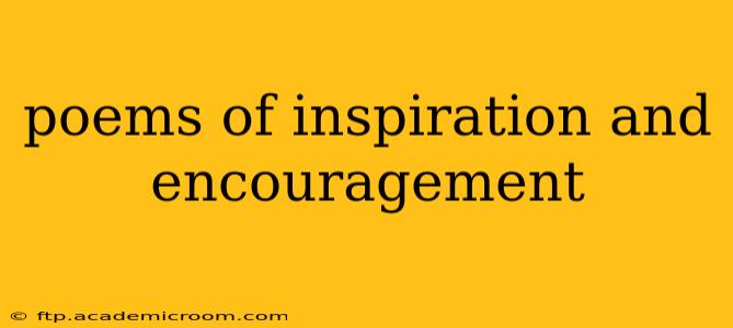 poems of inspiration and encouragement