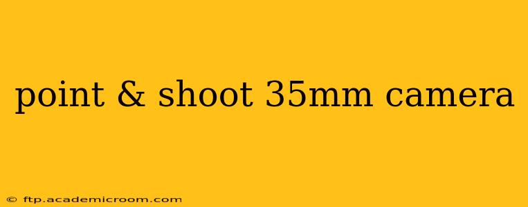 point & shoot 35mm camera