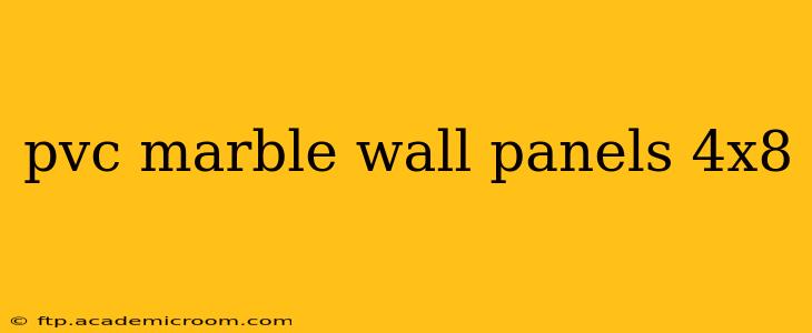 pvc marble wall panels 4x8