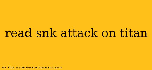 read snk attack on titan